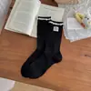 Calcetines de Encaje para Mujer con Etiqueta de Kt Cat, Calcetines Finos de Media Pantorrilla, Calcetines de Encaje Hueco Estilo Ballet para Mujer, Calcetines Holgados Japoneses con Puño de Burbuja