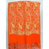 Bufanda Floral Bordada Pequeña de Anacardo con Hilo Dorado Chal de Imitación Cachemir Estilo Étnico Capa de Viaje Abrigo Cálido para Mujer 450g