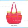 Bolsa de playa de red hueca transfronteriza de Amazon con múltiples bolsillos para baño, natación, gran capacidad, bolsa organizadora para juguetes