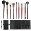 12 PCs animal cabelo especial pincel de maquiagem super macio solto pó blush sombra pincel Cangzhou pincel de maquiagem conjunto completo atacado