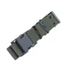 Cinto Tático Masculino Sem Furos Lona Nylon Cinto de Cintura para Treinamento Militar Ajustável para Uniformes de Camuflagem
