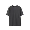 Ropa para Hombre Jie Zhan Lujo Ligero Old Money Camiseta de Doble Cara 2026 Nueva Llegada Primavera/Verano Color Sólido Simple Básica Versátil Manga Corta Personalizable
