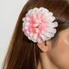 Accesorios Europeos y Americanos Transfronterizos Artificiales Impresos en 3D de Poliéster Florales para el Cabello Accesorios para la Cabeza de Flor Artificial Dulce de Verano DIY