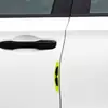 Tira reflectante para parachoques de coche patrón de fibra de carbono tazón de puerta espejo retrovisor de puerta ceja de rueda pegatinas decorativas para parachoques venta al por mayor transfronteriza