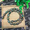 Venta directa de fábrica ágata caqui cuentas de tres ojos cuentas de arroz cuentas de tambor cuentas DIY cuentas de Bodhi accesorios collar pulsera