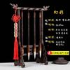 Soporte para bolígrafos Wenchang al por mayor + colgante 4 pinceles de escritura talla nombre del poeta Li Bai Wenchang bolígrafo estudio cuatro tesoros traje ala de pollo sólido