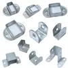 Base de Fijación para Barandilla Valla de Acero Zinc Barandilla de Balcón Accesorios de Enganche Tipo C Conector de Asiento Inclinado Dos Paquetes de Tarjetas Tres Paquetes de Tarjetas