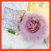 Almofada Decorativa Floral Estilo Francês Retro Luxo Leve Jardim de Monet, Estilo Pastoral, Almofada Rosa e Verde Delicada, Almofada para Sofá de Sala de Estar