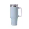 Copo de Carro 40oz Cola Diamante Gelo Copo de Aço Inoxidável Stanley Copo Térmico de Grande Capacidade Copo Térmico de Aço Inoxidável Personalização