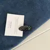 Novo Prendedor de Cabelo Grande de Bolinhas Estilo Coreano, Presilha para Franja, Elegante e Versátil, Toque de Luxo, Grampo para Fios Soltos, Presilha Lateral Igual à dos Blogueiros