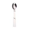 Cuchara Plegable Creativa de Acero Inoxidable 304, Cuchara y Tenedor Portátiles para Picnic al Aire Libre, Vaso para Estofado Integrado, Cuchara para Olla de Estofado