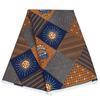 Tecido estampado Batik Africano Nacional Poliéster estampado frente e verso Cera Africana E-commerce Transfronteiriço Fornecimento Atacado