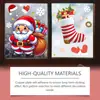 Adesivos de Janela de Natal Dowmoo 1 Adesivos Decorativos Criativos para Porta de Vidro de Casa com Atmosfera Festiva Adesivos