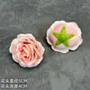 Flores artificiales 5CM cabezas de rosa DIY hechas a mano decoración de boda para el hogar materiales florales pasador flor de soltera corsage flor de solapa flor artificial transfronteriza al por mayor