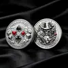 Moeda de Liga de Metal com Relevo 3D Tema de Futebol Transfronteiriço Copa do Mundo 2026 Moeda Colecionável Souvenir Medalha Comemorativa