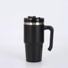 Novo 20oz 30oz lidar com o copo do carro 304 isolamento de aço inoxidável com alça copo de gelo grande capacidade de palha copo