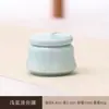Caixa de Cerâmica Portátil Estilo Retrô 10g Lata Selada para Chá Pó de Incenso Tamanho Pequeno Creme Mini Blush Frasco para Decantar Batom