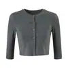 Conjunto de tres piezas para mujer de principios de otoño: un cárdigan ajustado, adelgazante y elegante, combinado con pantalones largos ajustados, diseñado para acentuar la cintura y crear un look elegante y versátil