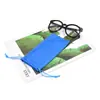 Bolsa de Cordón de Fibra Atmosférica Simple Personalizada con Espejo Color Sólido Bolsa de Cordón para Teléfono Móvil Bolsa de Tela para Gafas Bolsa de Almacenamiento con Logo Imprimible