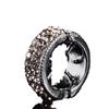 Pinza para el pelo con hebilla redonda de diamante simple, pinza para el pelo con flequillo de alta gama, accesorio para el pelo que combina con todo, tocado.