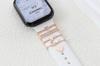 Pulseira de iWatch transfronteiriça DIY fivela decorativa SHEIN TEMU Acessórios para relógio de silicone Apple