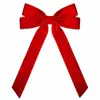 Pinzas para el pelo con lazo de cinta de terciopelo dorado navideño transfronterizas para niños, pasadores pequeños simples, venta al por mayor para puestos que venden accesorios para el cabello y tocados
