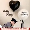 Accesorios para Fotos de Bebé Niño Luna Llena Globo Bebé de 100 Días Decoración del Hogar Tela de Fondo 100 Decoraciones