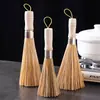 Cepillo para Ollas de Bambú Natural, Cepillo Tradicional para Limpiar Ollas, Cepillo de Bambú para Ollas, Cepillo para Platos de Cocina, Cepillo de Limpieza para el Hogar, Cepillo de Bambú para Cocinar