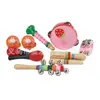 Set de 10 Instrumentos Musicales Orff para Actuación Infantil, Accesorios de Instrumentos de Percusión Musical, Materiales Didácticos de Jardín de Infancia, Rosa