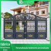 Garden Hotel alumínio Porta de arte de alumínio arte esculpida flat porta aberta Porta de villa estilo europeu fantasia de alumínio Porta do pátio de arte