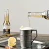 Acero Inoxidable 304 Copa de Champaña Vaso de Agua Estilo Industrial Retro Vintage Creativo Café Camping Picnic al Aire Libre Vaso de Cerveza