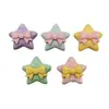 Superficie Brillante de Simulación Estrella de Lazo Estrella de Cinco Puntas Accesorios de Resina DIY Adorno para el Cabello Pinza para el Cabello Funda de Teléfono Charms para Crocs Accesorios