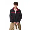 Chaqueta Deportiva de Patchwork a Rayas para Hombre Nueva Otoño 2026, Diseño de Nicho de Alta Gama, Ropa Exterior Moderna para Jóvenes