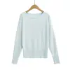 Atacado de Roupas Femininas Transfronteiriças Estilo Europeu e Americano Outono e Inverno 2025 Novos Suéteres Curtos Femininos, Camisetas Básicas de Tricô
