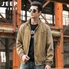 2021 Chaqueta Casual Nueva de Primavera y Otoño para Hombre Talla Grande Chaqueta Simple con Cuello Mao para Hombre Top para Hombre 2599