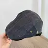 Gorro Melanoid Brown Textura de Lana Nueva Otoño/Invierno Gorra de Béisbol para Hombre/Mujer de Moda Versátil Estilo Retro