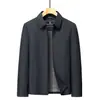 Dropshipping 2026 Primavera y Otoño Nuevo Estilo Casual de Negocios Chaqueta Ejecutiva con Cuello de Solapa para Hombres de Mediana Edad y Jóvenes