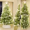 Cadena de cuentas transparentes de Navidad nueva transfronteriza, adornos para árbol de Navidad, guirnalda de cuentas de plástico, decoración del hogar
