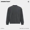 Sudadera Gruesa y Cálida Zoewatson para Hombre Invierno 2026 Terciopelo de Doble Cara Holgada Sencilla Casual de Manga Larga para Mujer