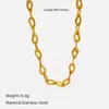 Pulsera de Acero Inoxidable Transfronteriza Europea y Americana Chapada en Titanio Cadena de Joyería Ligera de Lujo No Desvanecible Juego