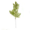 Decoraciones de Navidad 27cm ramas con purpurina agujas de pino artificiales hoja de oro ciprés hojas de pino purpurina dorada arreglo para árbol de Navidad