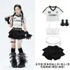 Trajes de jazz para niñas, atuendos de street dance infantiles modernos y geniales, ropa elegante de práctica y para actuaciones de jazz para niñas