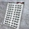 Pegamento para Pestañas Yingmeijia Sin Pegamento Diez Filas de Pestañas Postizas Segmentadas Desordenadas de Camarones y Cangrejos Suaves Naturales Artificiales Pestañas Postizas para Madres