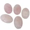 Piedra de palma de gema de cristal natural transfronteriza, esteatita, piedra ovalada de compresa caliente para masaje, piedra de masaje con aceite esencial para SPA al por mayor