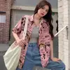 Camisas para hombre y mujer con diseños únicos, nuevas de manga corta de verano finas estilo coreano holgadas de dibujos animados One Piece, de moda
