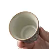 Xícara Mestra com Padrão de Lótus Azul e Branco, Xícara de Cerâmica Pintada à Mão de Jingdezhen para Degustação de Chá, Recipiente de Chá Único para Conjunto de Chá Kung Fu