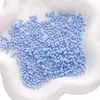 3 cuentas acrílicas transparentes de 6 mm de color sólido tipo cacahuete para pulseras y collares hechos a mano.