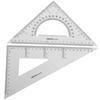 Juego de Reglas Triangulares Deli 6420 para Estudiantes, Exámenes, Dibujo, Oficina, Ingeniería, Medición, Dibujo Técnico, Papelería al por Mayor
