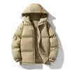 Estilo Nuevo de Invierno Chaqueta de Algodón Unisex Versión Coreana Chaqueta Acolchada con Capucha Gruesa Cálida Moderna Abrigo de Algodón para Hombre