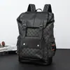 Mochila Nueva con Estampado de Cuadros para Hombre Estilo Coreano Casual para Viajes Diarios Gran Capacidad Multifuncional Bolsa para Computadora Marca de Moda Universidad
